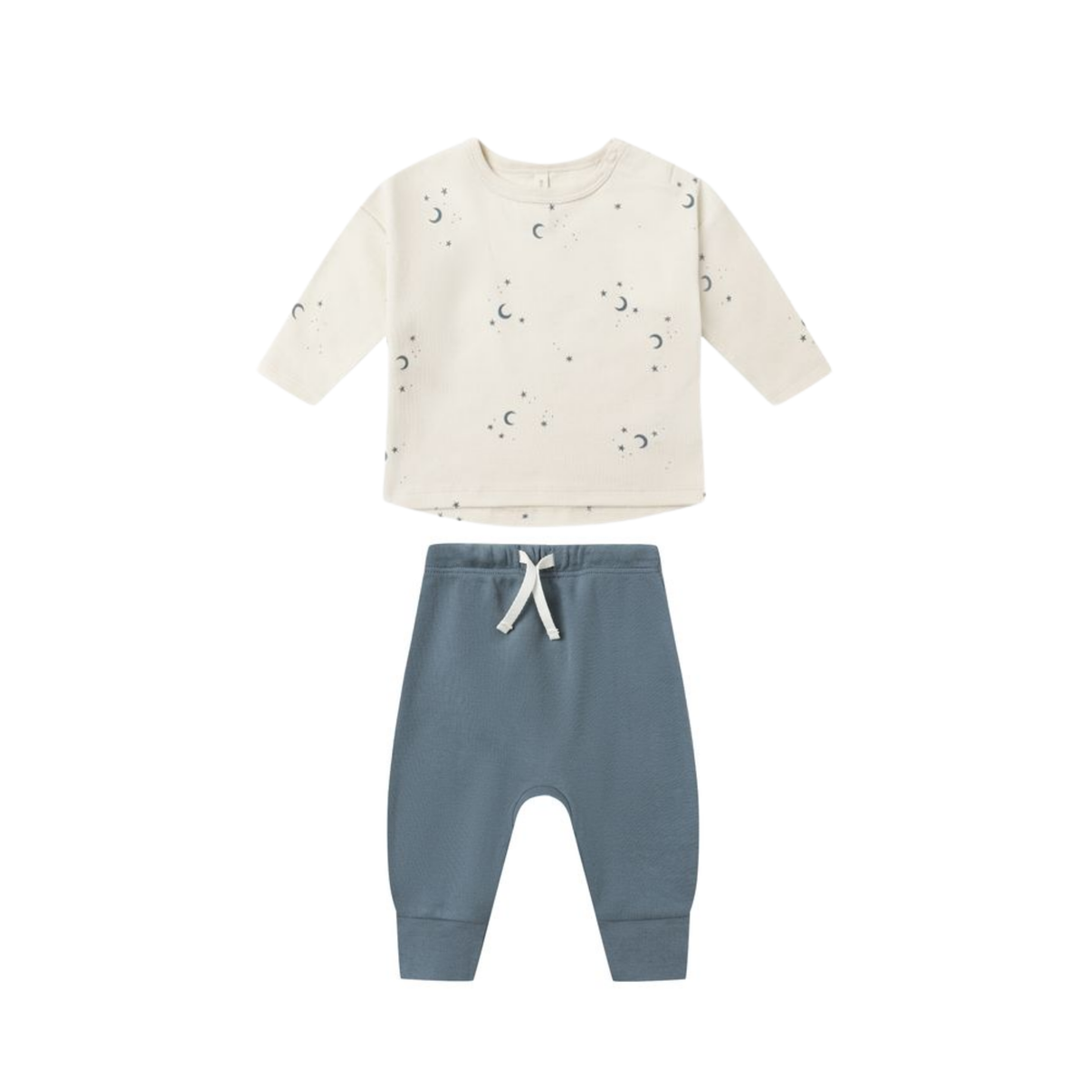 Quincy Mae Long Sleeve Tee - Moons Set
