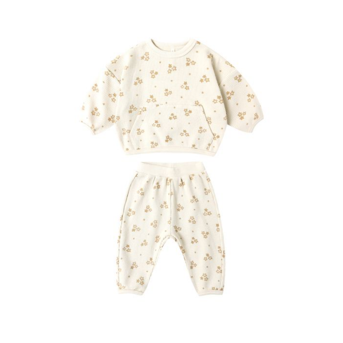 Quincy Mae Marigold Waffle Slouch Set