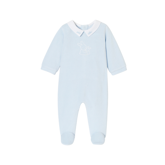 Jacadi Paris Bunny Velour Footie