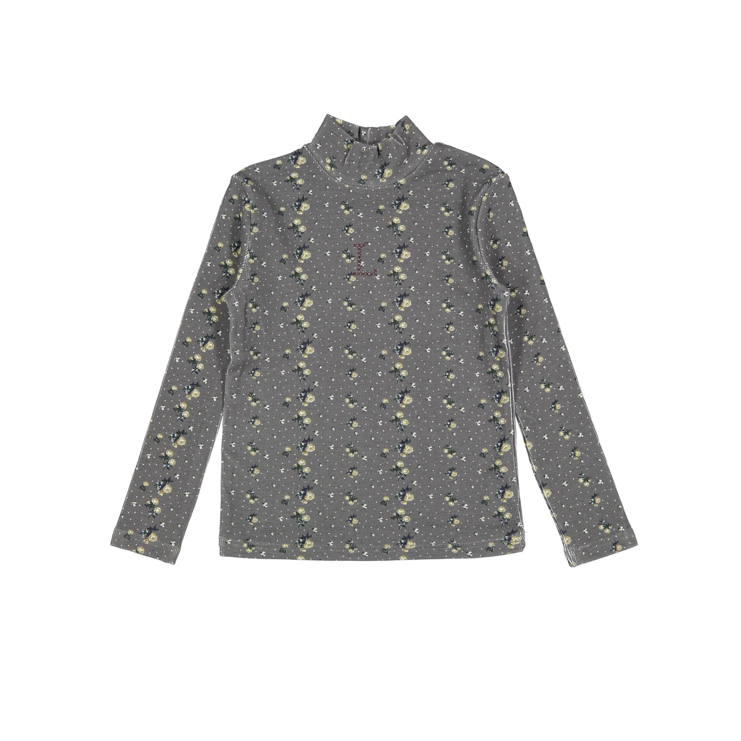 L By Ladida Floral Print Turtleneck
