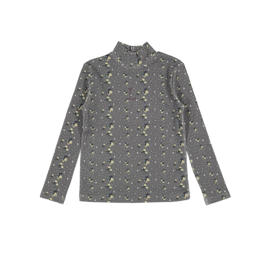 L By Ladida Floral Print Turtleneck