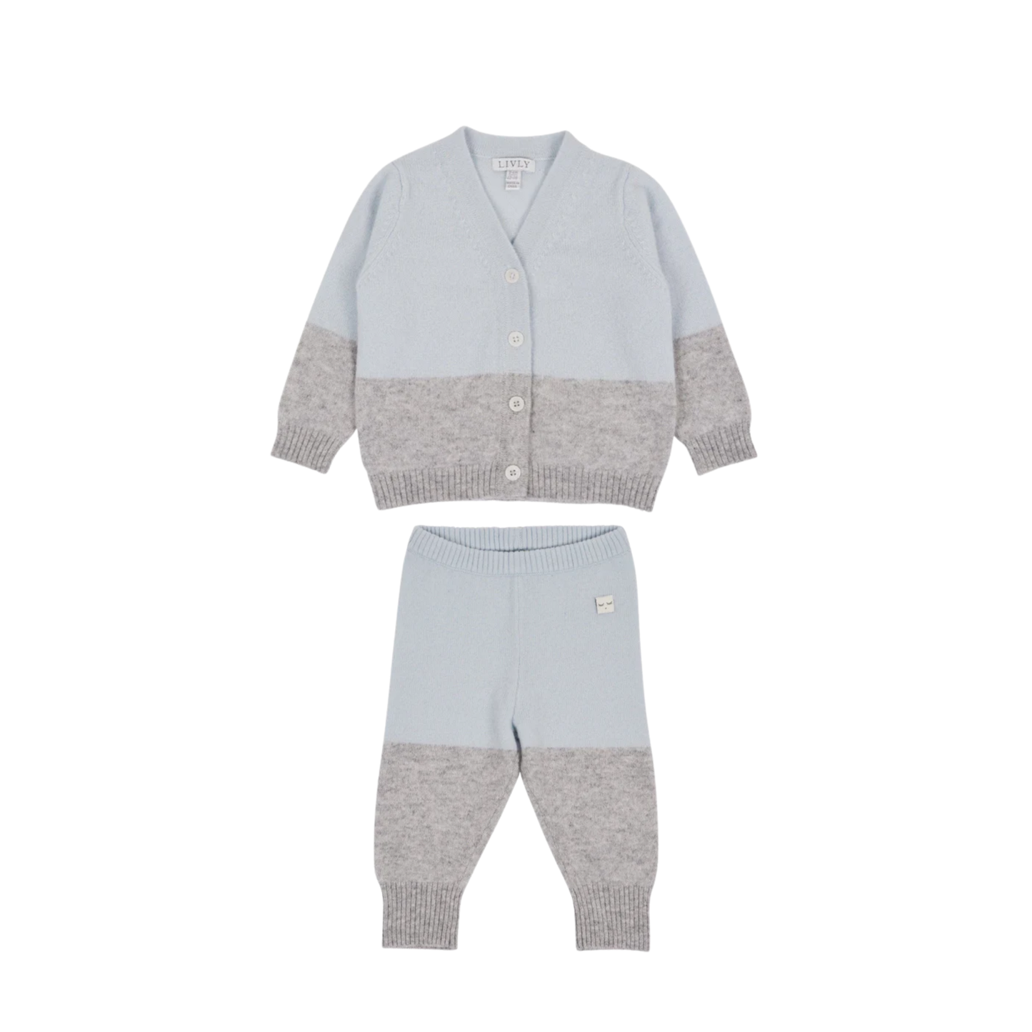 Livly V-Neck Cashmere Cardigan Set