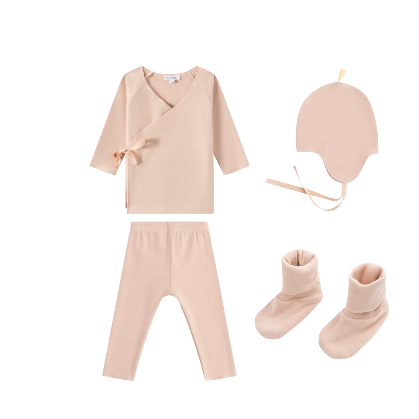 Oubon Fleece Wrap  4 Piece-Set