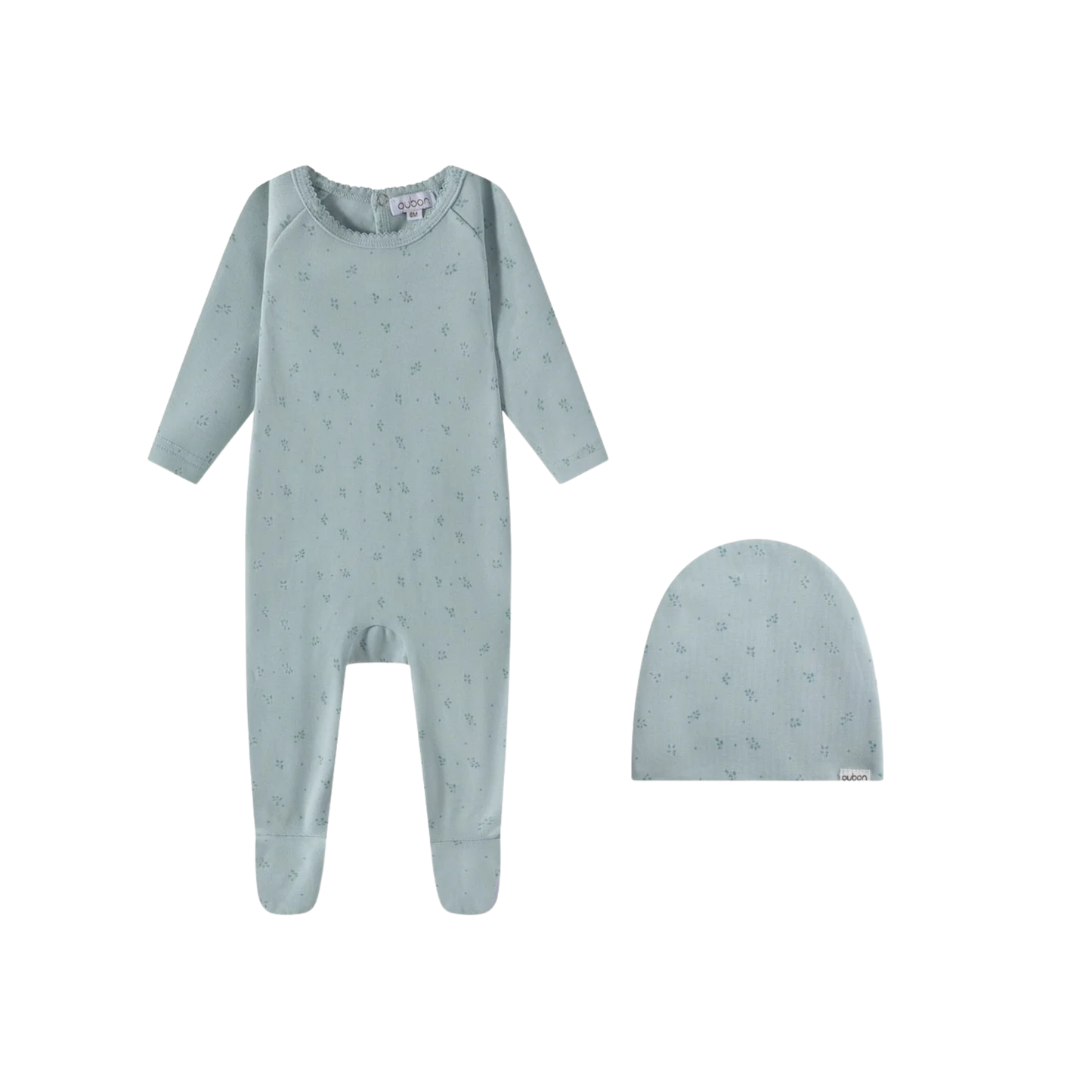 Oubon Cotton Bud Print Footie