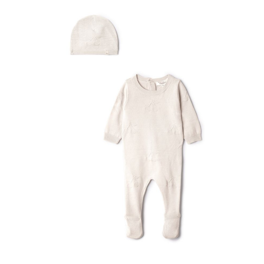Lola Knit Cherries Footie