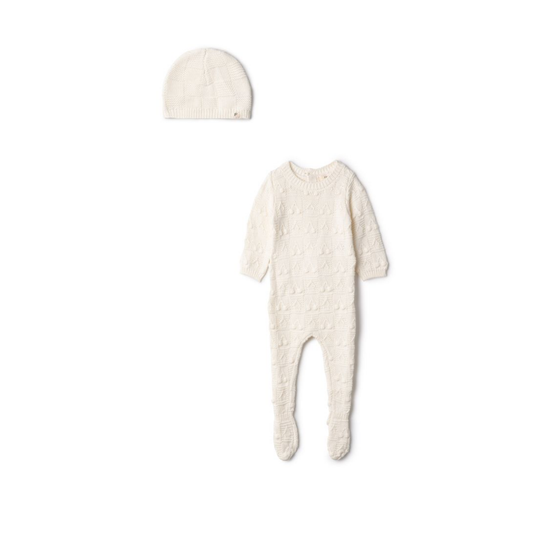 Fragile  3 Pc Set With Legging In Knit