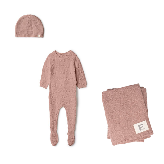 Fragile 3 Pc Set With Legging In Knit Set