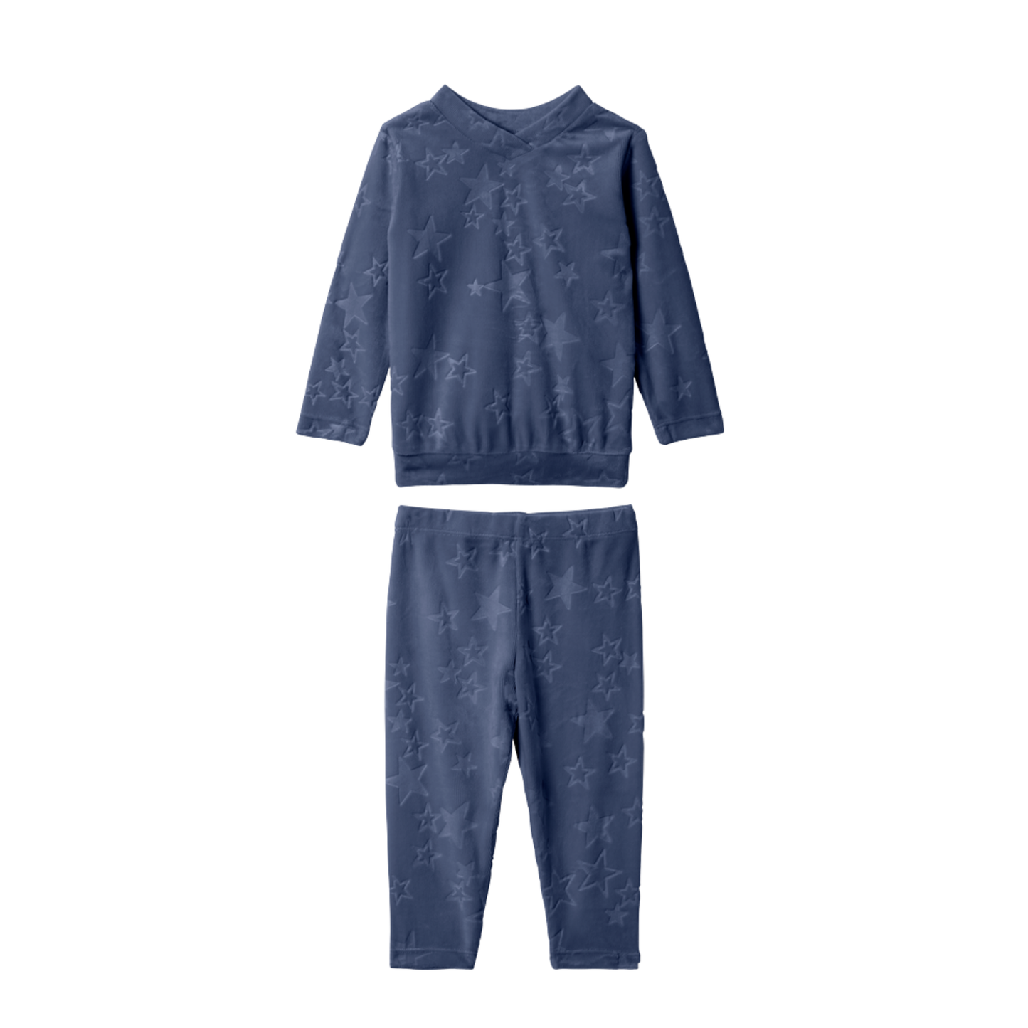 Whipped Cocoa  Embossed Stars 2 Pcs Set