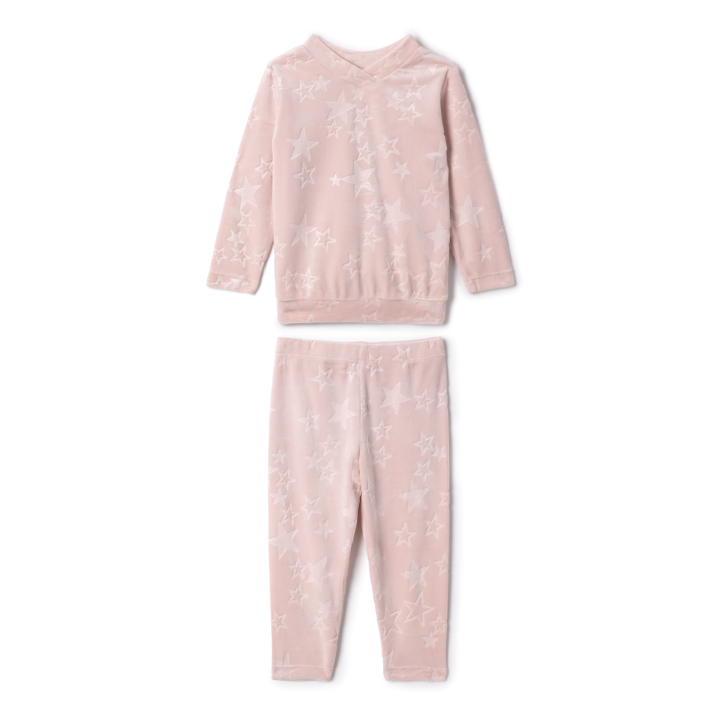 Whipped Cocoa  Embossed Stars 2 Pcs Set