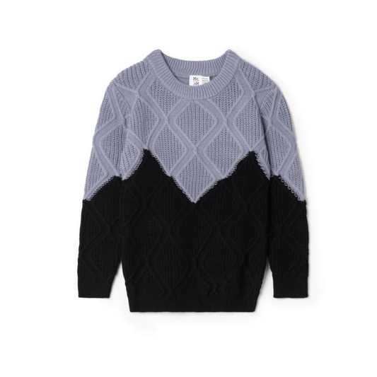 Mr. Mr.  Knit Sweater With Big Diamonds