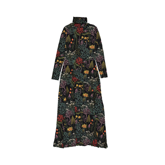 Ava and Lu  Floral Turtleneck Dress