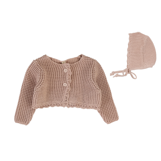 Lilette Chunky Knit Shrug Set