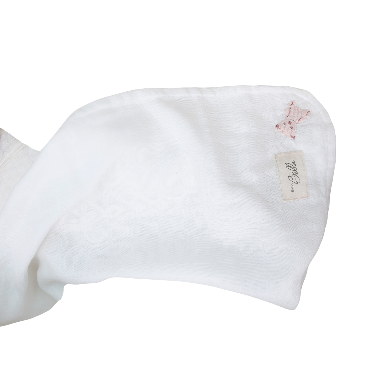 Bebe Bella  Embroidery Swaddle And Lovey Set