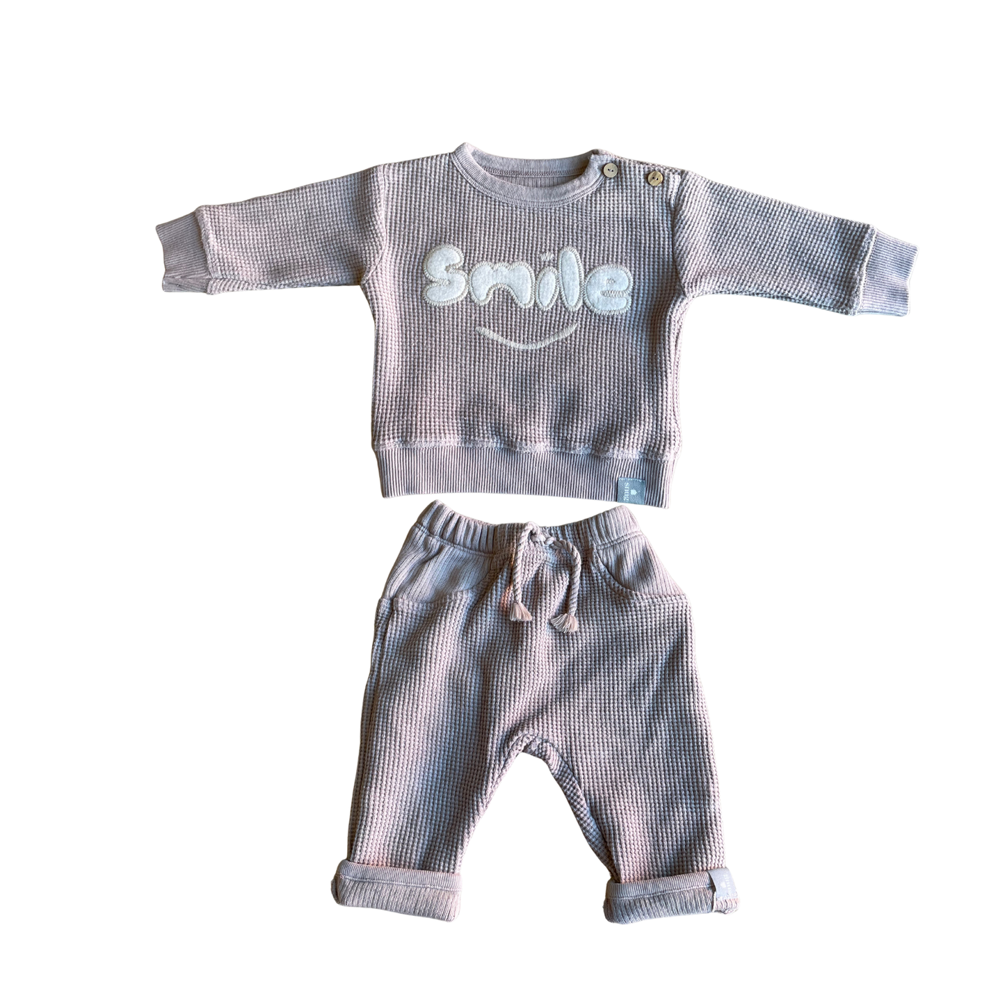 Snug Smile Sweatshirt Set