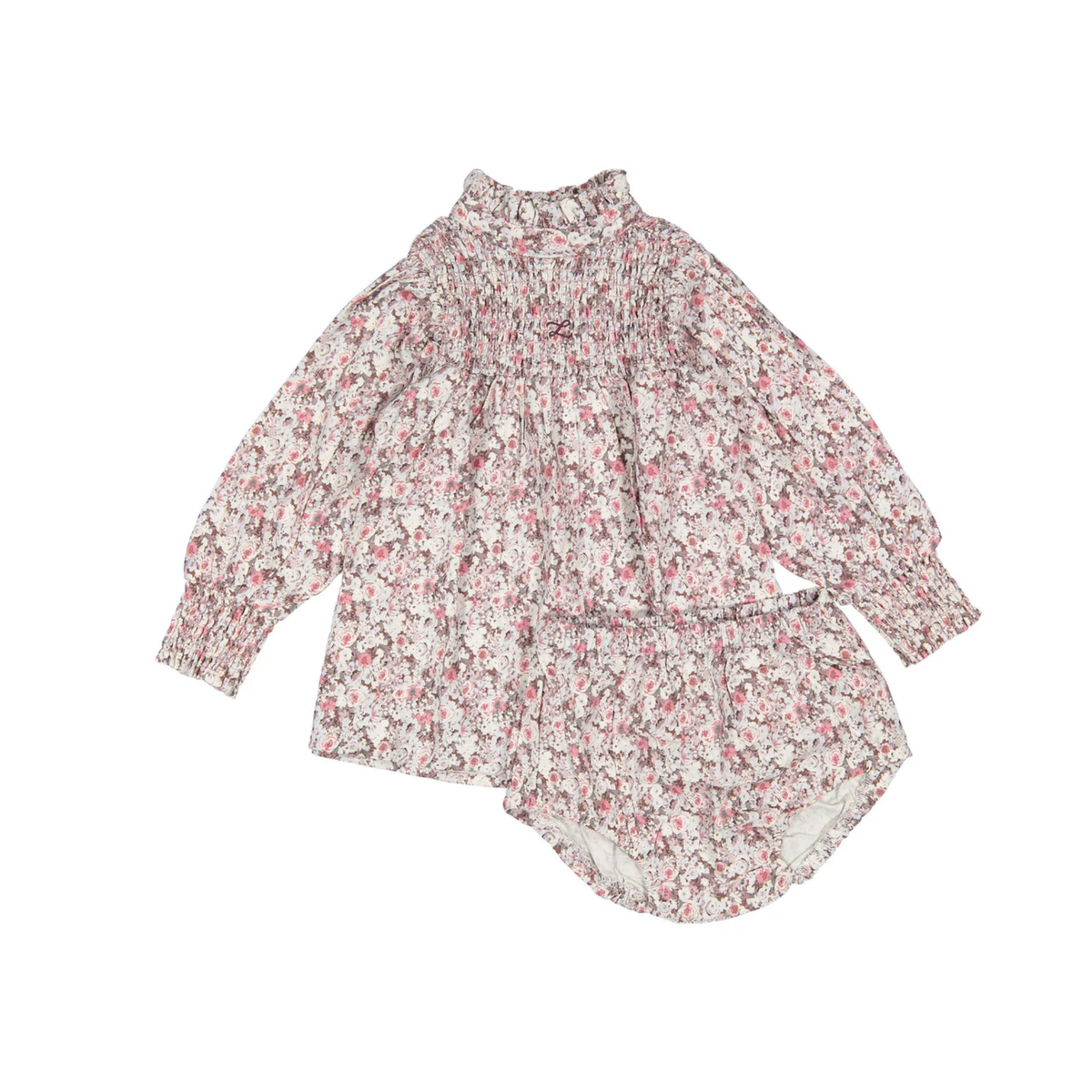L By Ladida Printed Shirt And Bloomer Set