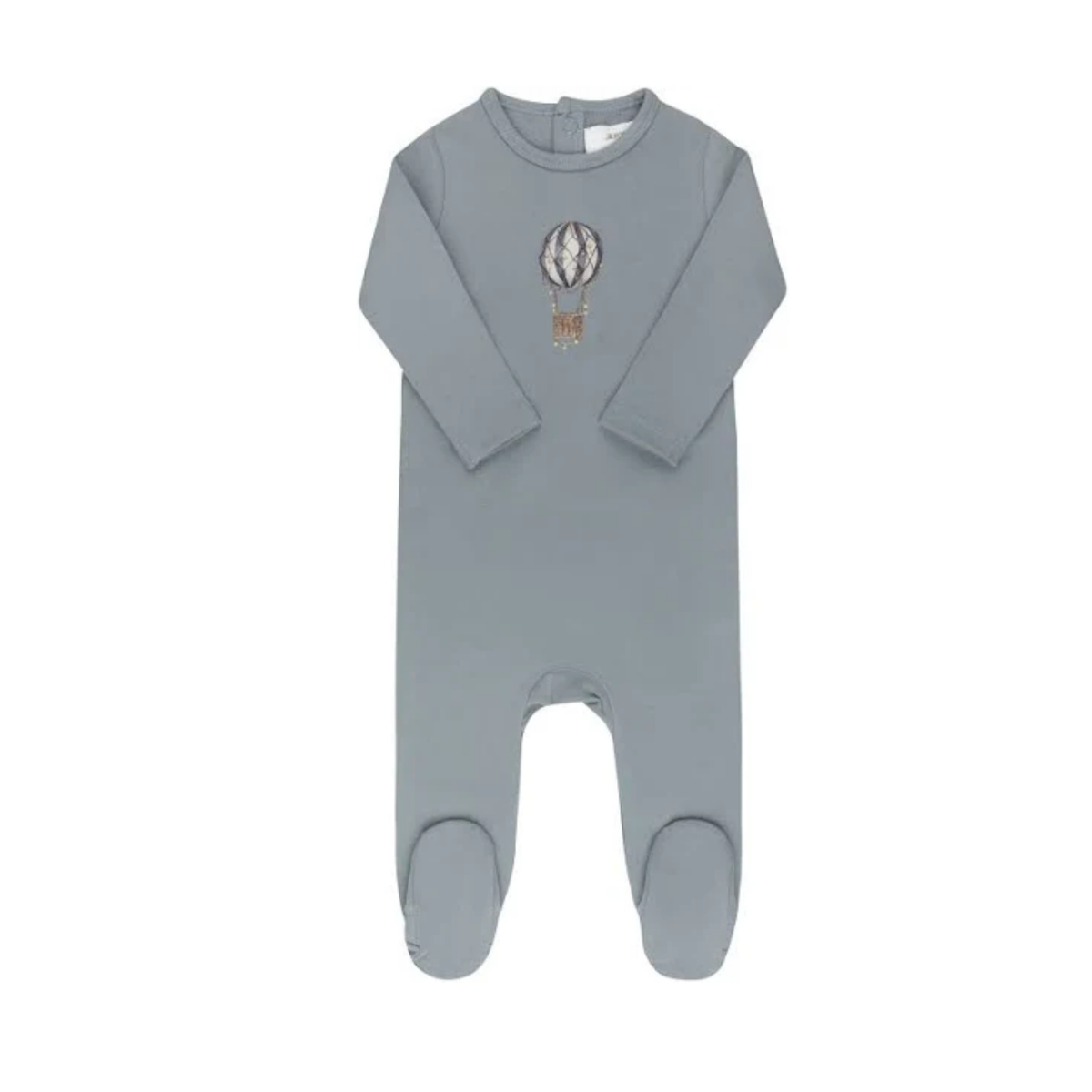 Aurora Boy French Terry Hot Air Balloon Footie
