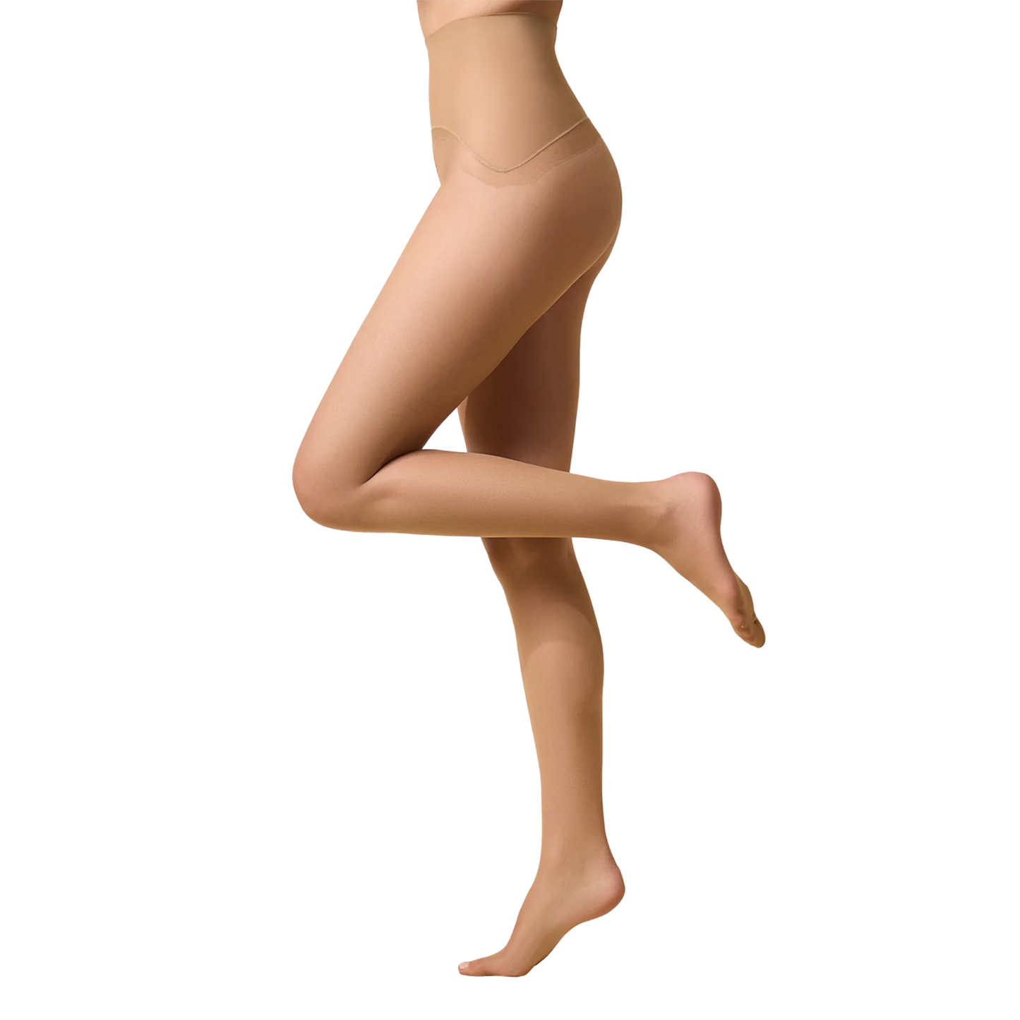 Memoi Nude Ultra Bare Seamless Top Pantyhose - LUX320