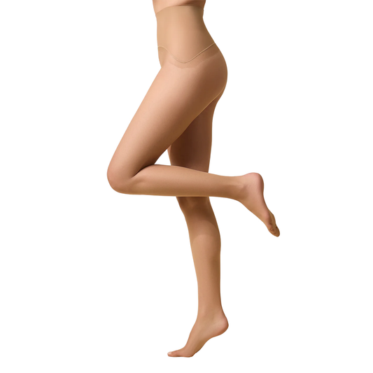 Memoi Nude Ultra Bare Seamless Top Pantyhose - LUX320