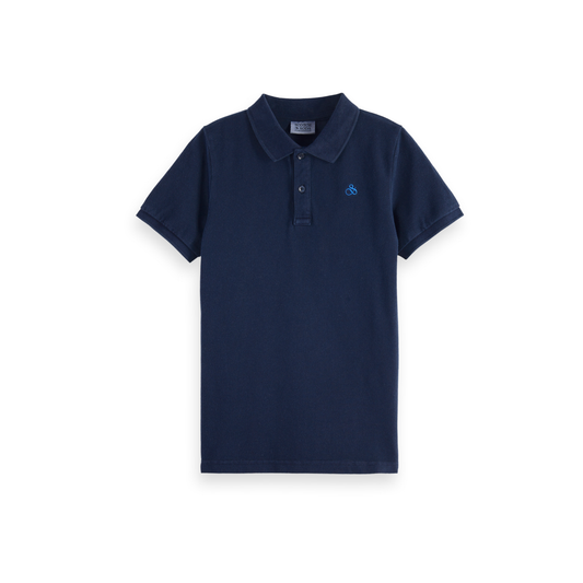 Scotch & Soda Garment Dyed Pique Polo