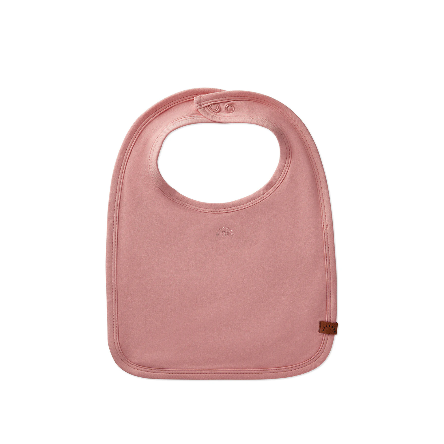 MiniMoi Solid Snap Back Modal Bib