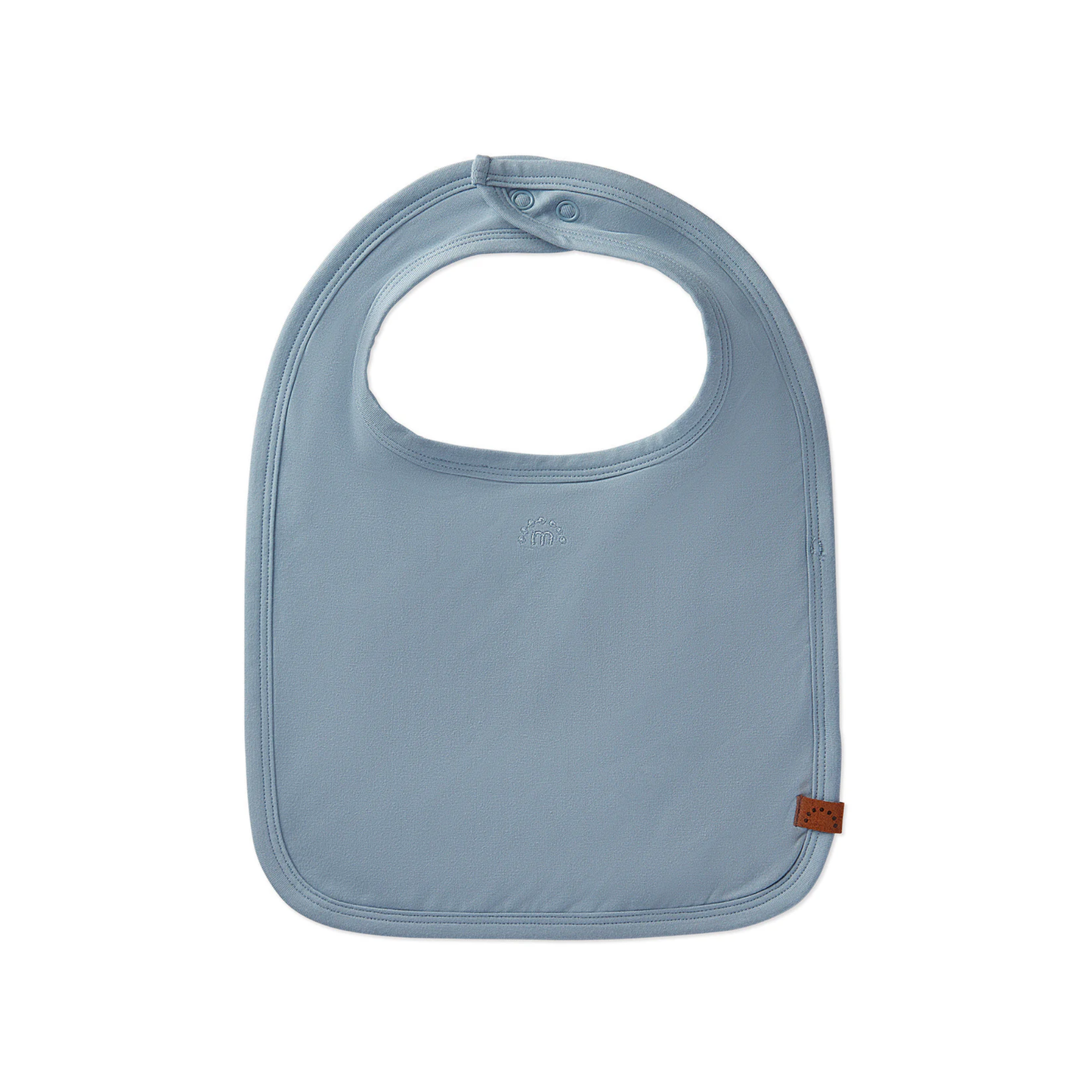 MiniMoi Solid Snap Back Modal Bib
