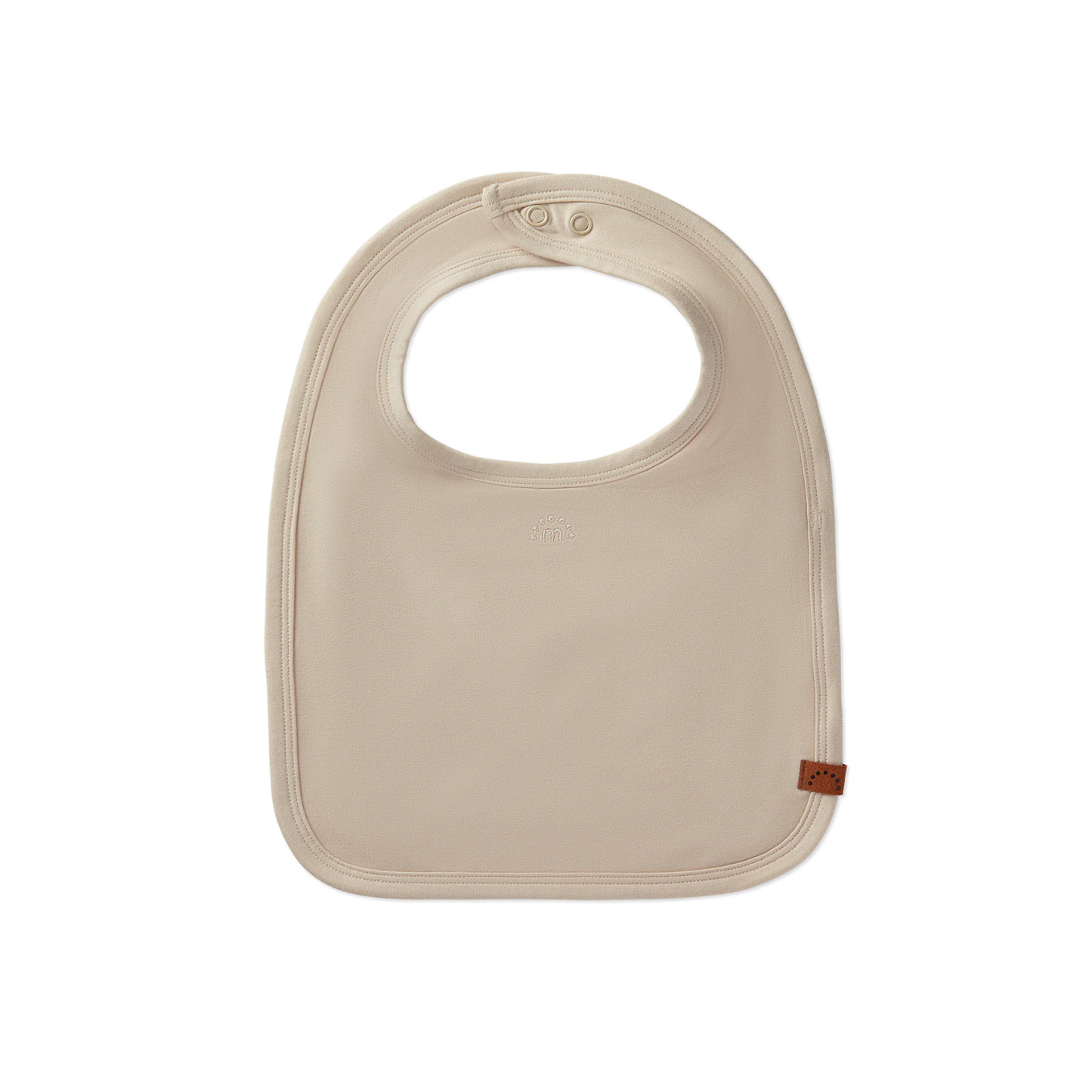MiniMoi Solid Snap Back Modal Bib