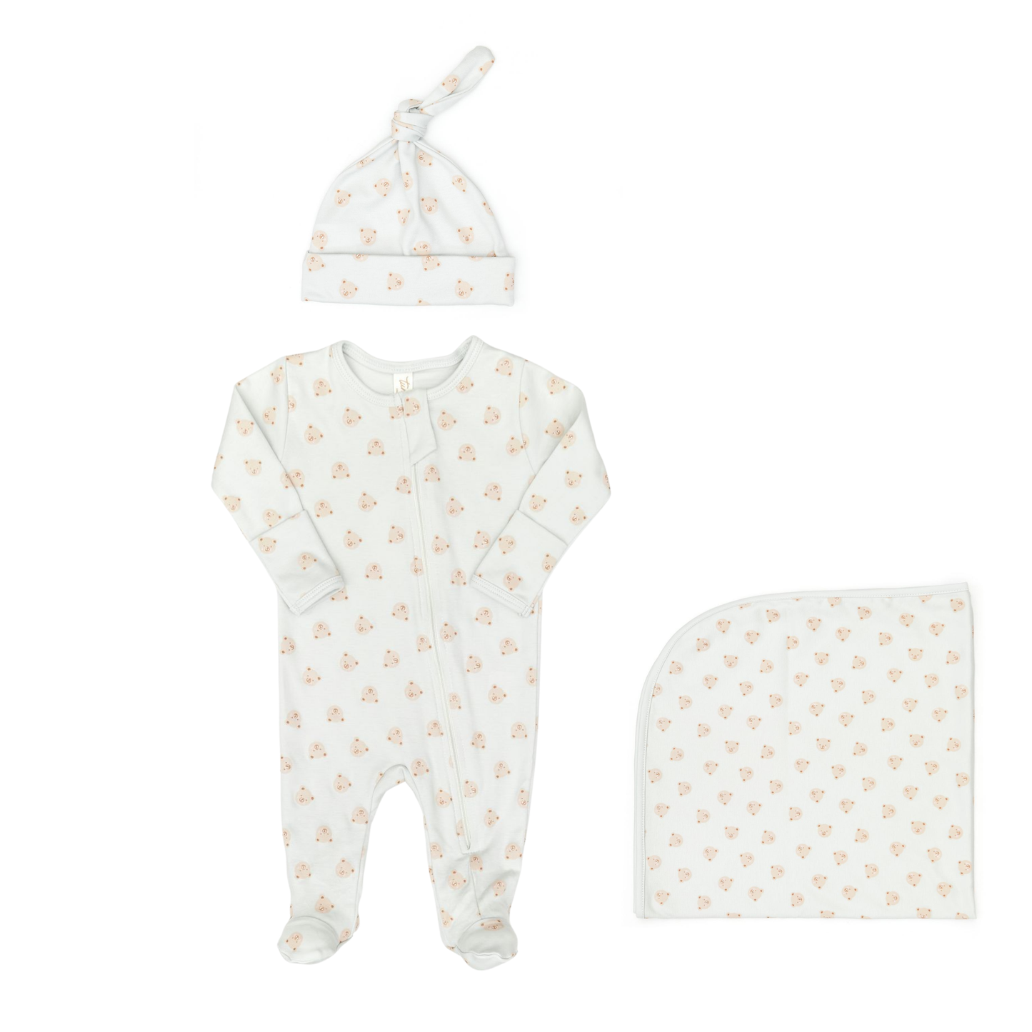 Tuntun Baby Boy Doble Way Zip Footie