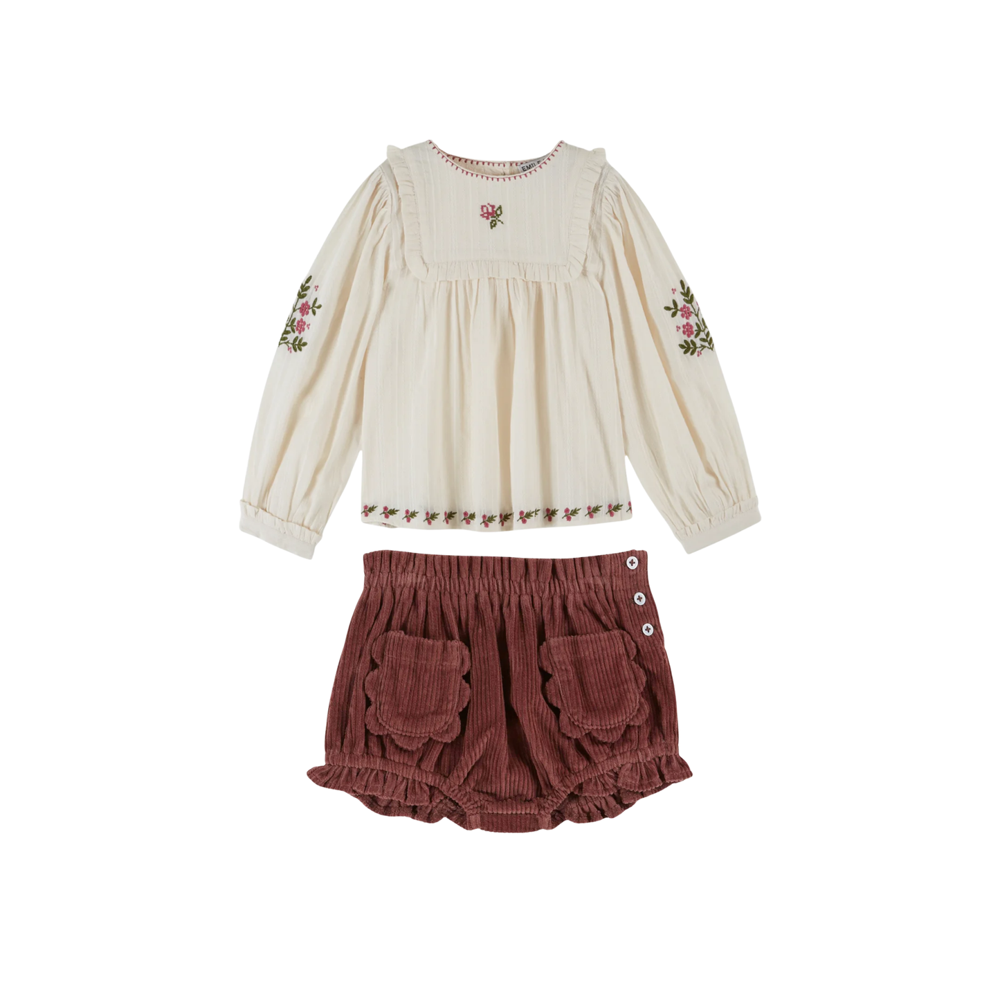 Emile et Ida Blouse Brodee Set