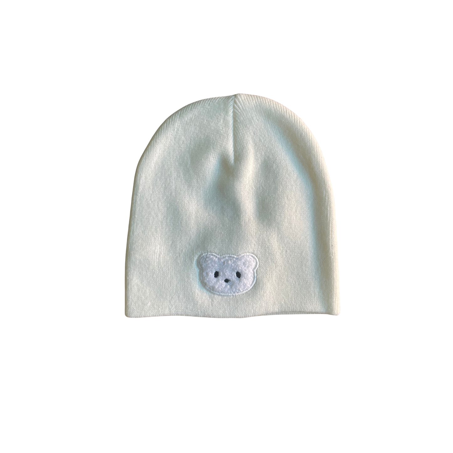 Mini Pops Baby Pull On Hat With Teddy Applique