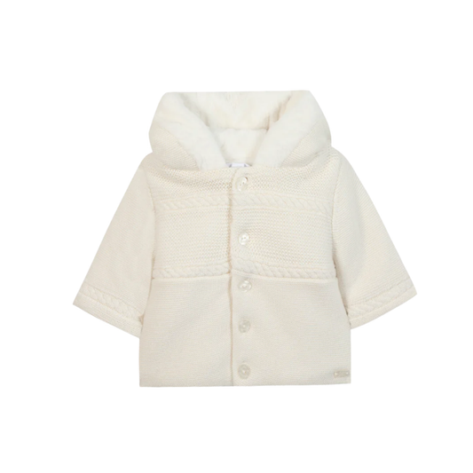 Tartine Et Chocolat Plain Cable Knit Jacket