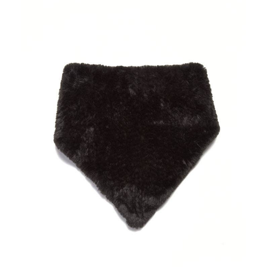 Jocelyn Knit Faux Fur Bandana