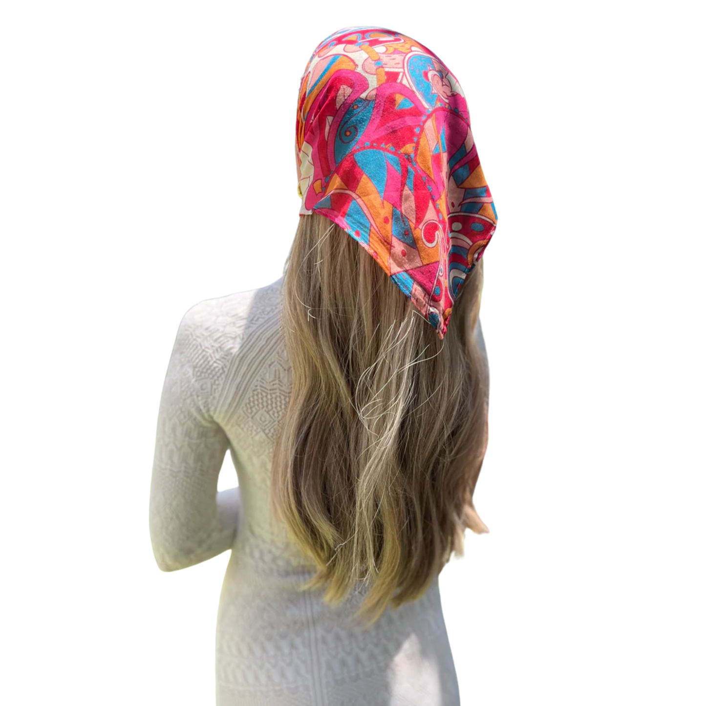 The Scarf Bar Pucci Inspired Sunset Sorbet Headscarf