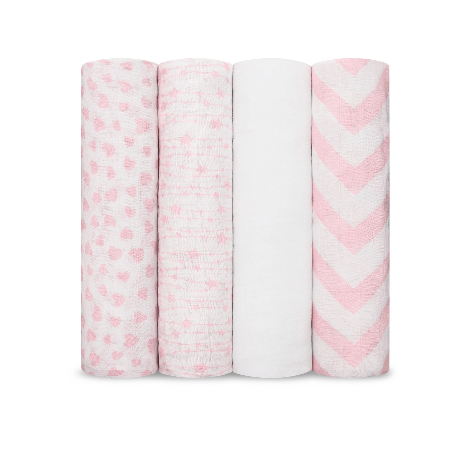 Comfycubs Baby Muslin Swaddle Blanket 4Pk