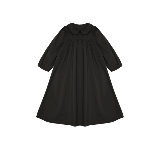 Little Tempest Button Back Empire Waist Taffeta Dress