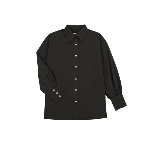 Little Tempest Teens Buttoned Taffeta Shirt