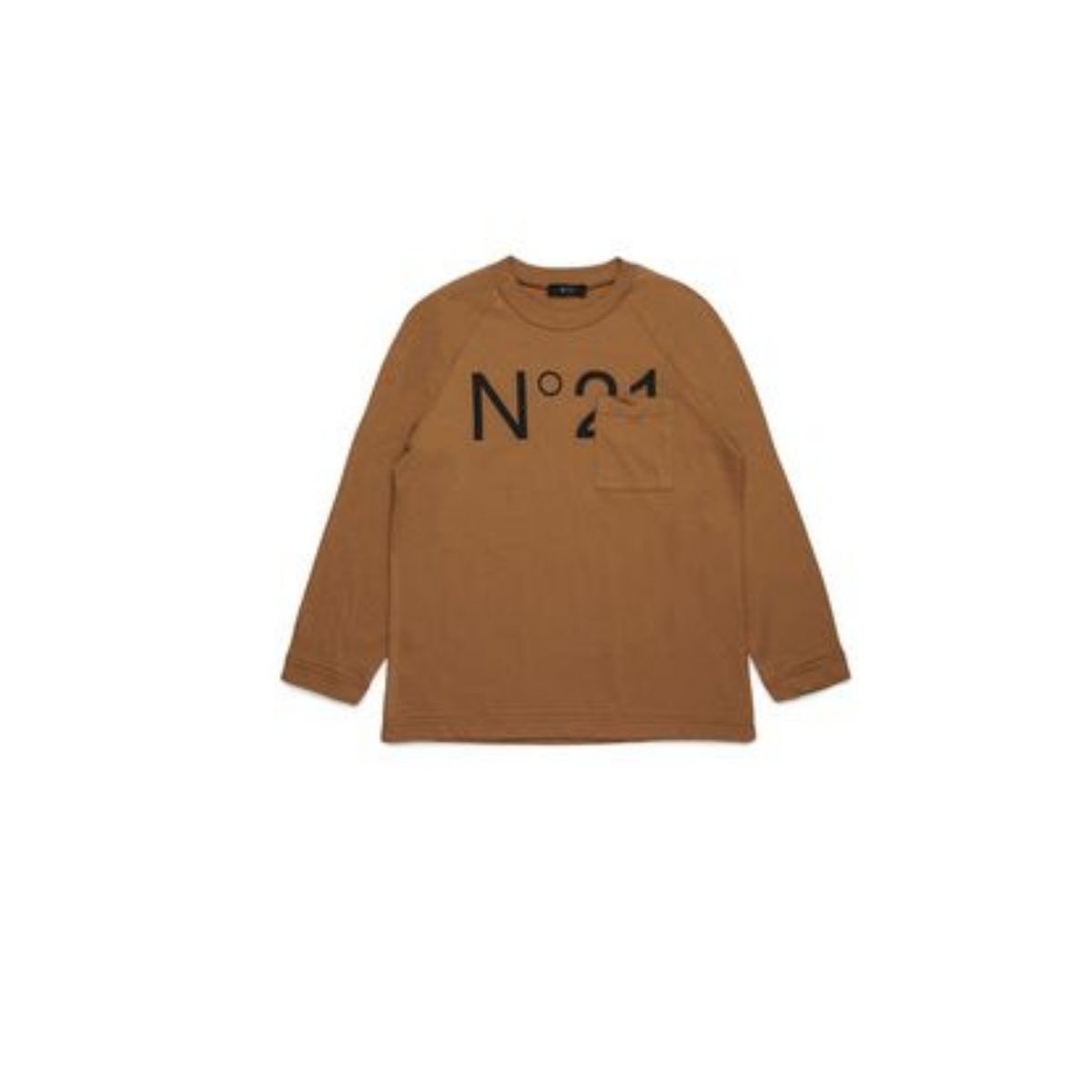 N°21 Black Logo Long Sleeve Tee