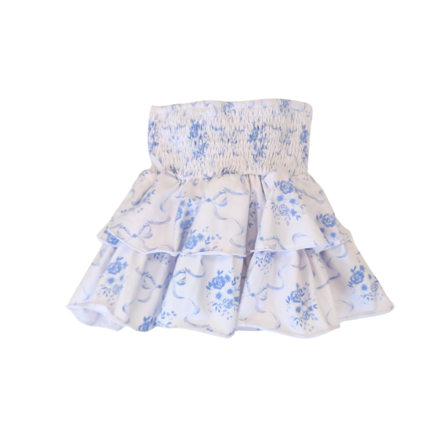 Flowers By Zoe Toile Floral Bow Skirt
