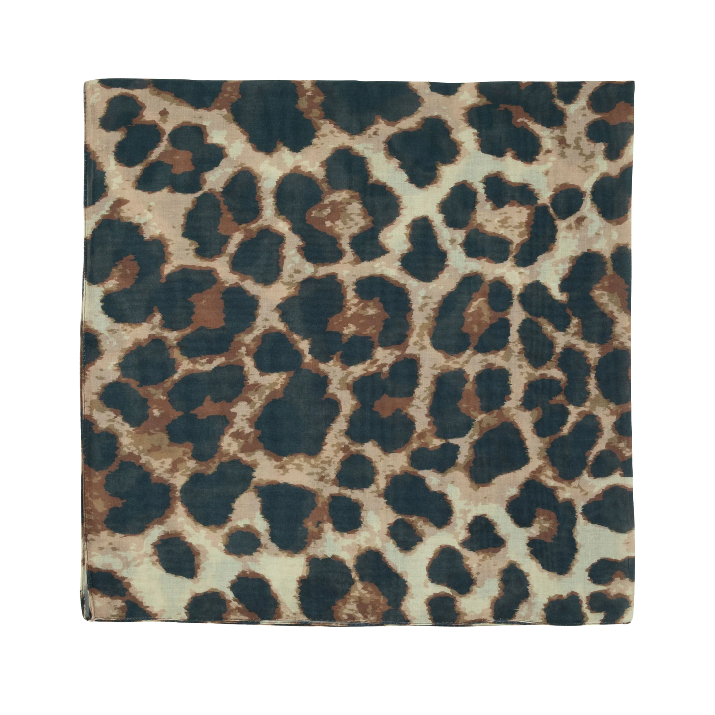 Tal Brown Leopard Headscarf