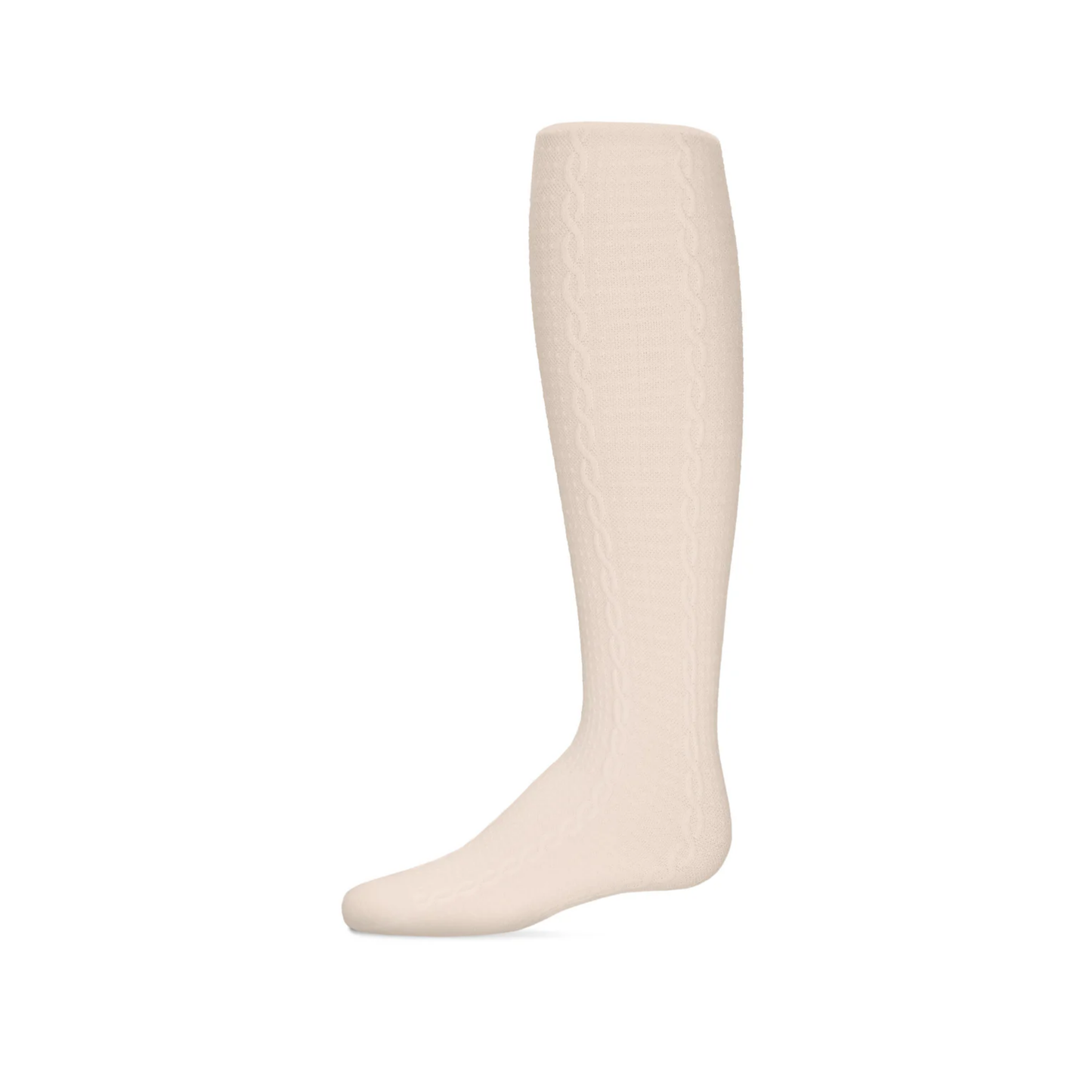 Memoi Girls Pique Chain Pima Cotton Tights
