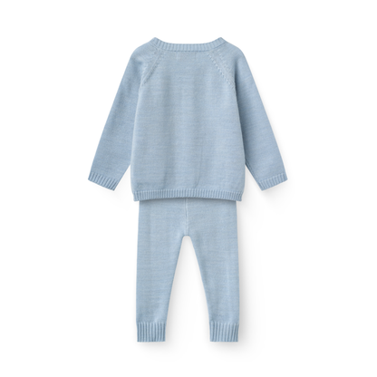 Copenhagen Colors Dusty Blue Classic Merino Pants Set