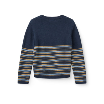 Copenhagen Colors Navy Copenhagen Merino Long Sleeve Sweater