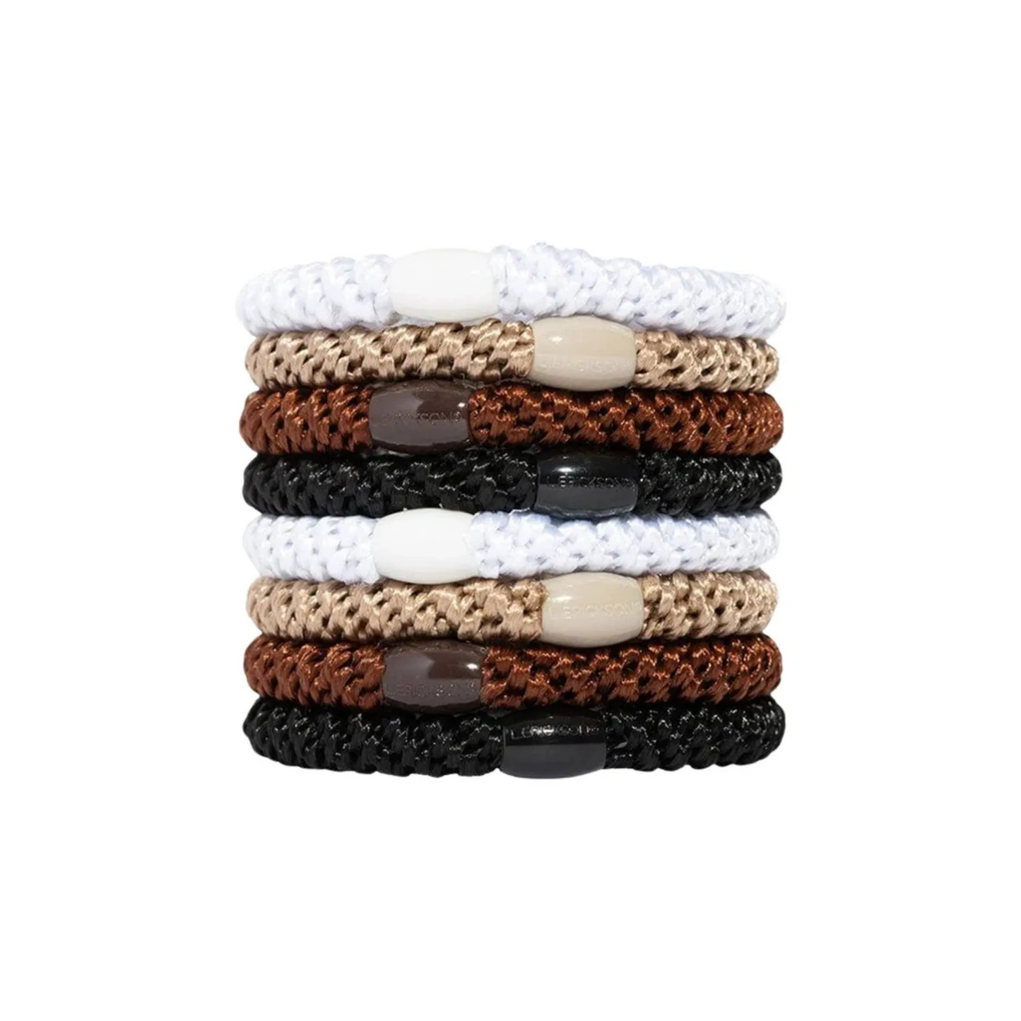 Finest Accessories Grab & Ponytail Holders Set Of Eight