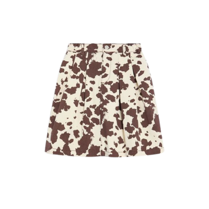 The New Society Cow Print Dakota Skirt