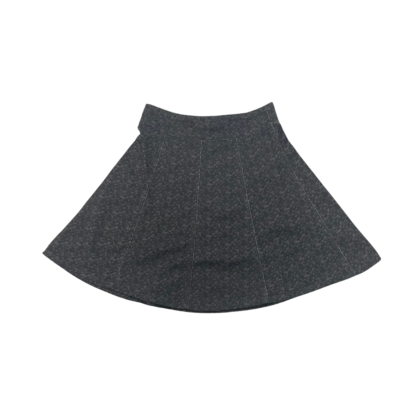 Steph The Label Vine Print Vine Printed Denim Skirt