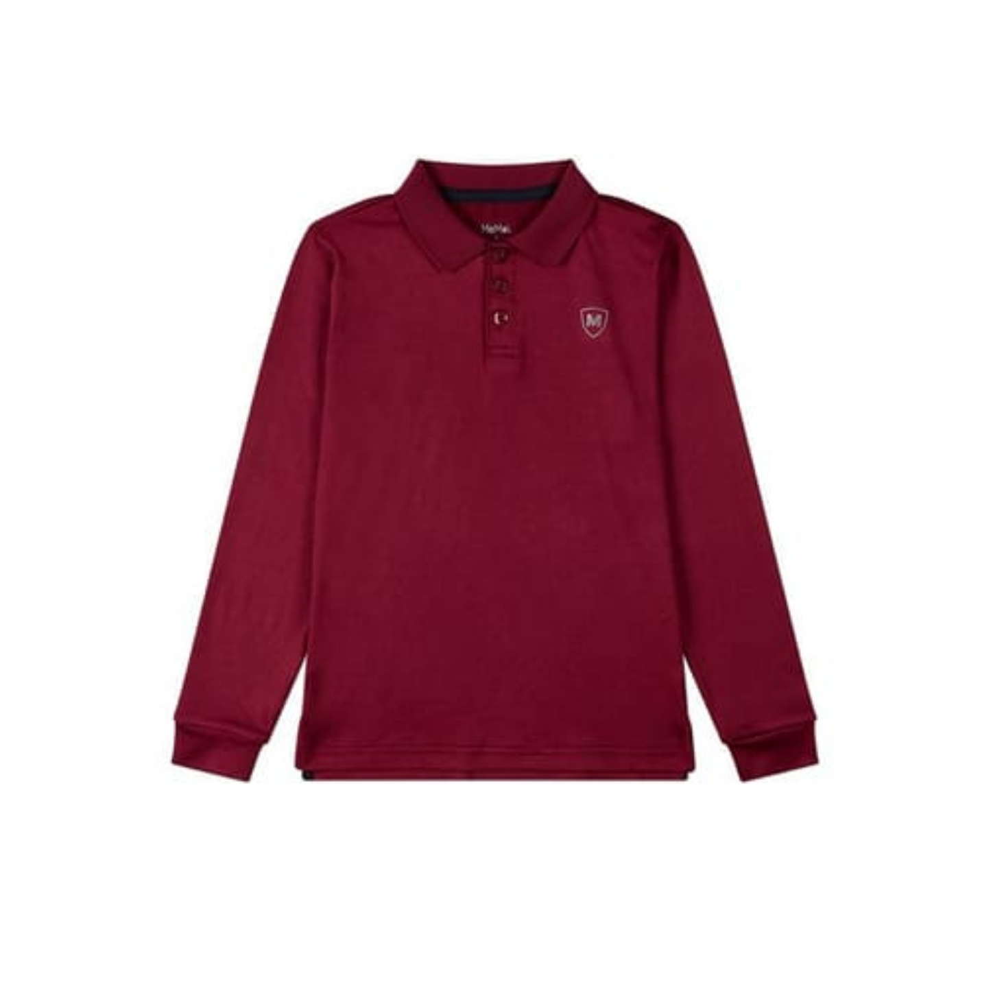 Memoi Boys Long Sleeve Polo Shirt