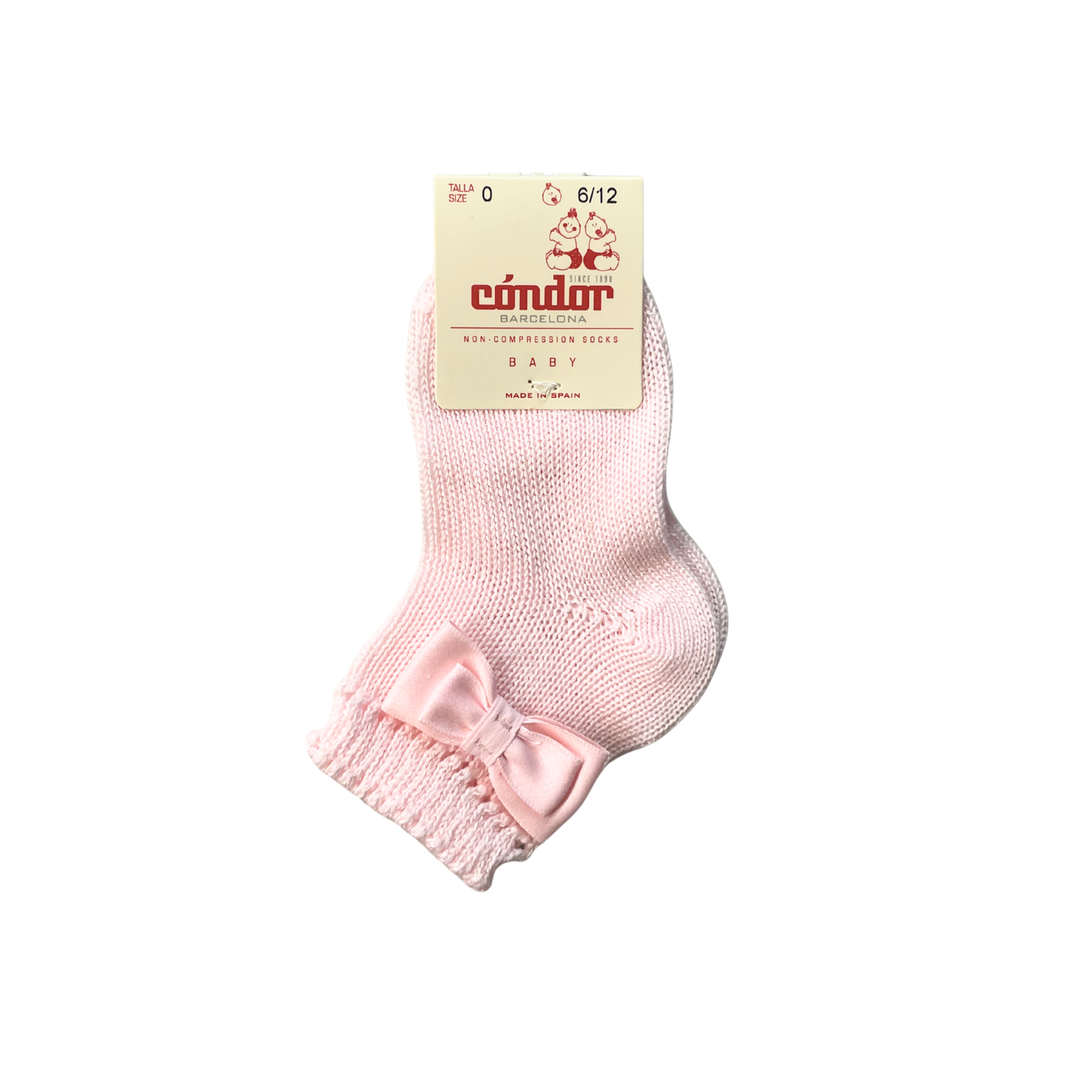 Condor Satin Bow Sock