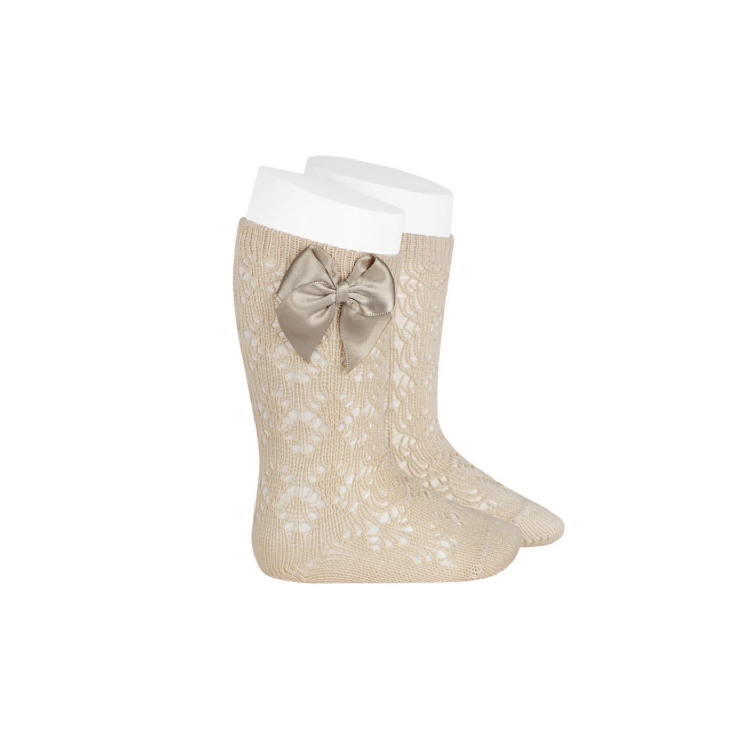 Condor Pattern Crochet Knee W/Bow