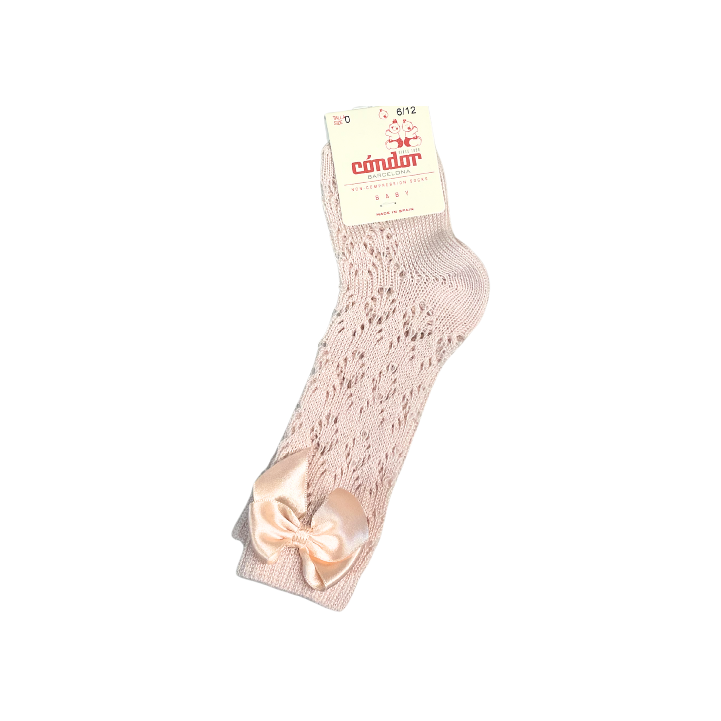 Condor Pattern Crochet Knee W/Bow