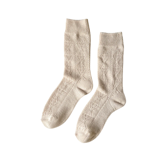 Le Bon Shoppe Modal Eyelet Socks