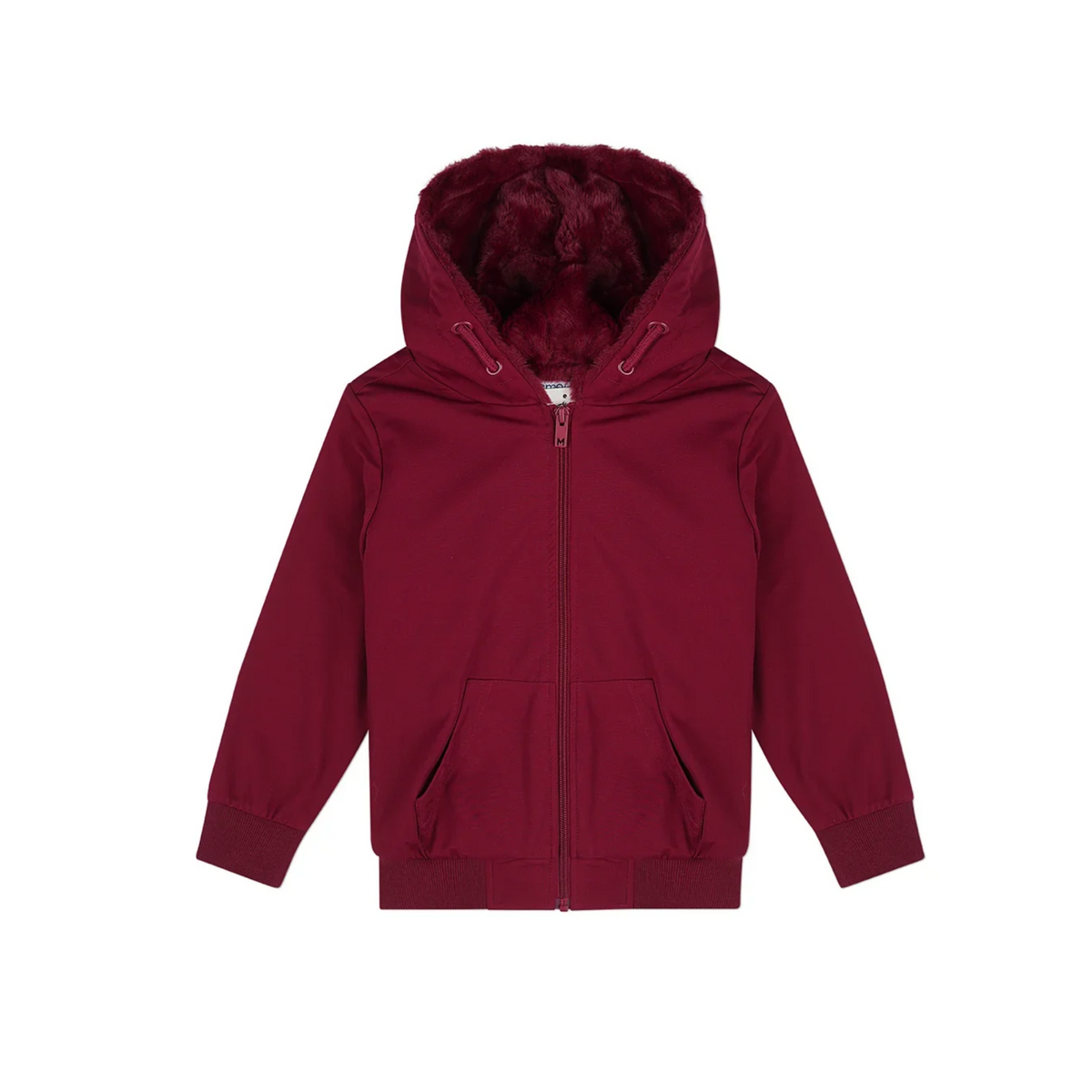 Memoi Boys Faux Fur Zip Up Hoodie